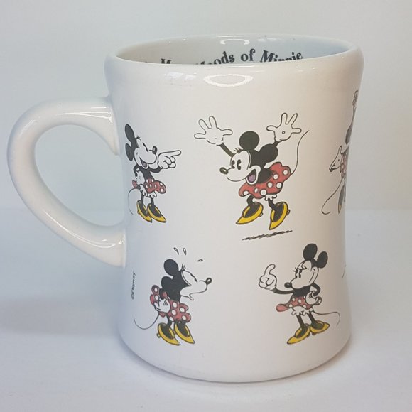 Vintage DISNEY "Moods of Minnie" Mug Teacup Minnie Mouse Mug White Ceramic Mug - Picture 6 of 16